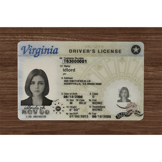 Virginia (VA) ID(2025 Version)